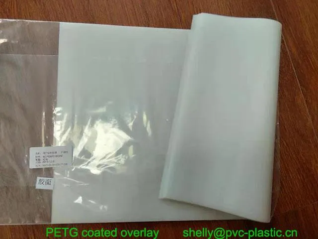 PETG Coated Overlay for Bank EMV ID Card