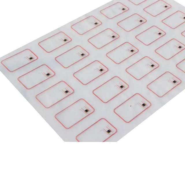 Polycarbonate Pre Laminated Card Inlay Rfid Card Prelam Sheet